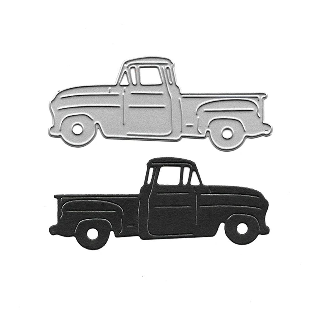 

Cutting Dies New Truck Metal Dies Cut Stencil DIY Scrapbooking Photo Album Card Making Craft Cutting Mold Embossing Template