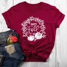 Оригинальная футболка с изображением тыквы и тыквы, стильная повседневная футболка с рисунком тыквы, подарок на День Благодарения, гранж, топы, рубашки