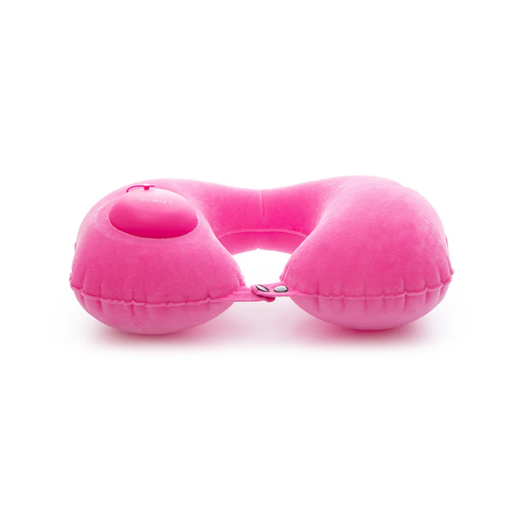 Motarium Pink 1 шт. портативная u-образная надувная дорожная подушка для шеи в автомобиль голова надувная подушка для отдыха для воздушного полета шеи Поддержка Подушка под голову - Цвет: Motarium Pink