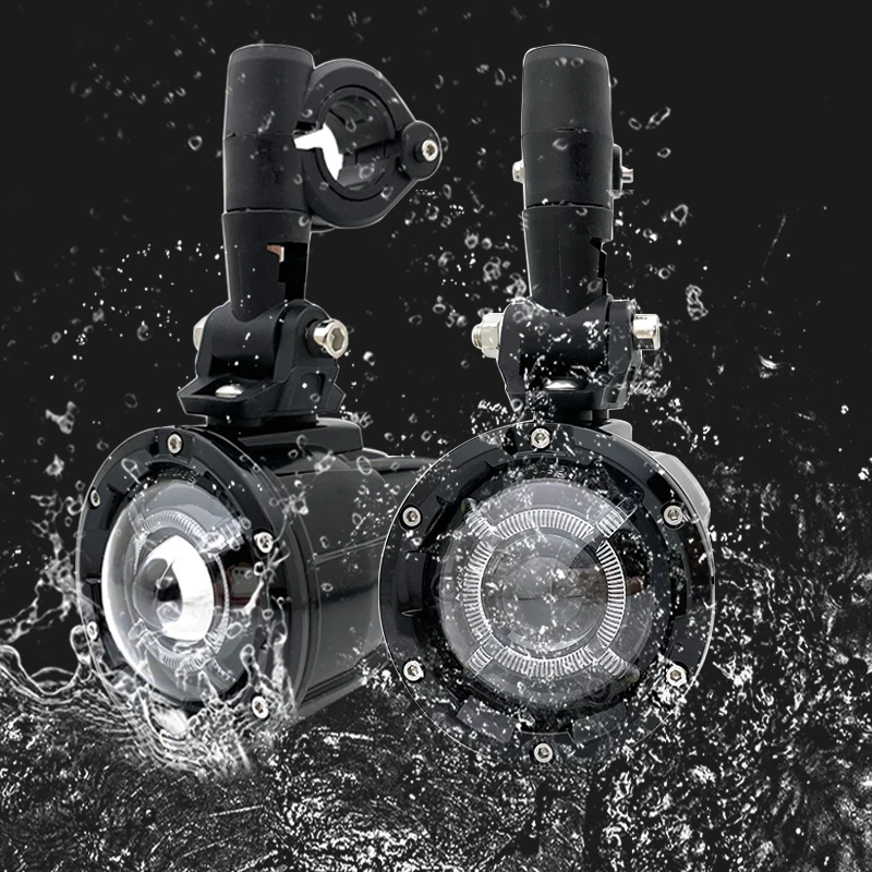 1 комплект светодиодных противотуманных фар для мотоцикла вспомогательная