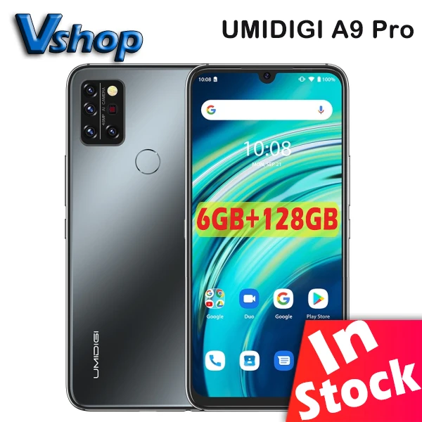 Смартфон глобальная версия UMIDIGI A9 Pro камера 24 МП Селфи 6 ГБ + 128 Восьмиядерный Helio P60