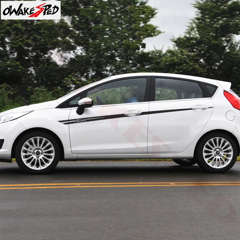 1 комплект наклеек для кузова автомобиля боковые декоративные наклейки Ford Fiesta ST RS