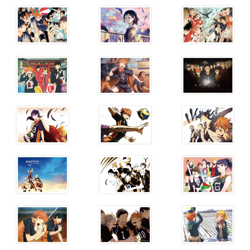 25 шт./лот аниме Японское Аниме Haikyuu! Наклейки для автомобиля ноутбука велосипеда