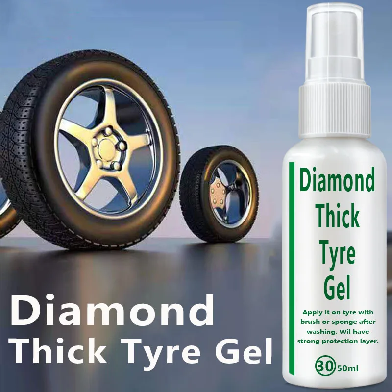 

50ml Bright Wax Automobile Tire Repair Agent Tire Protective Coating Tire Repair Accessories