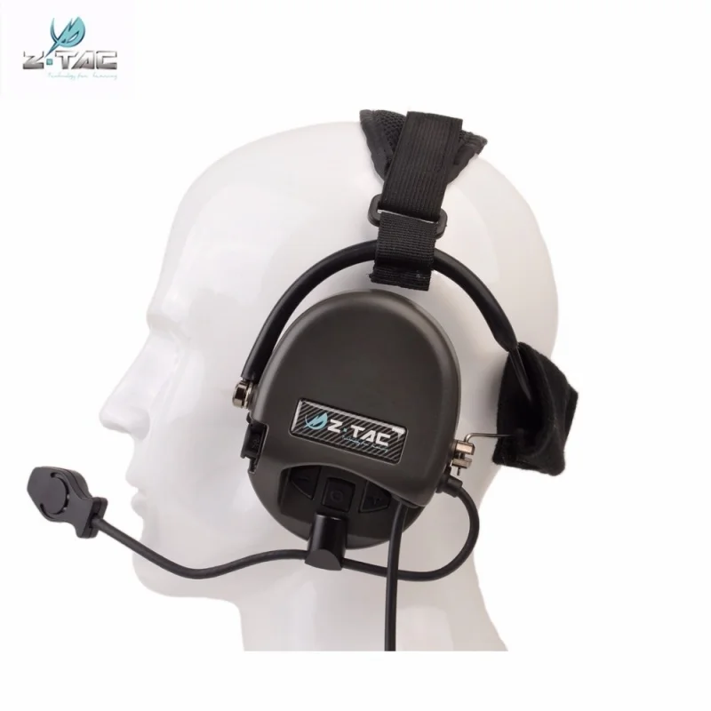 Z Tactical Softair TCI Liberator II Шейная гарнитура Airsoft военные наушники с шумоподавлением Pilot