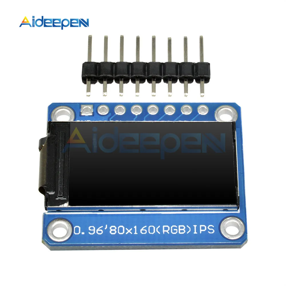 0.96 inch IPS 80x160 1,4" 1,8" 0,96 1,3 дюймов серийный 128*128 128*160 80*160 240*240 65K SPI полноцветный TFT ips ЖК-дисплей модуль плата замена OLED - Цвет: 0.96 inch IPS 80x160