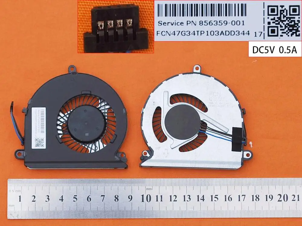

New Laptop Cooling Fan for HP Pavilion 15-AU 15-AU000 Lenovo V310-14ISK V310-15ISK E42-80(Original) PN:856359-001 DFS531005PL0T