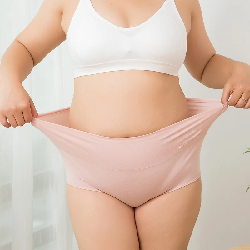 ZJX размера плюс 5XL 4 шт./компл. Высокая талия женские трусики хлопковые нижнее