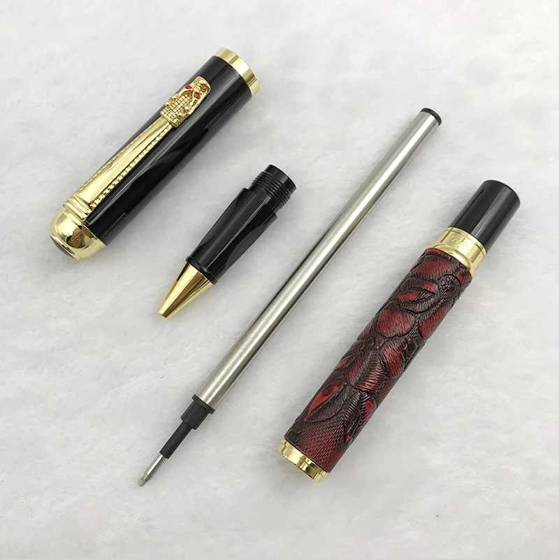 Jinhao Dragon шариковая ручка подарок высокое качество золотой дракон зажим черные