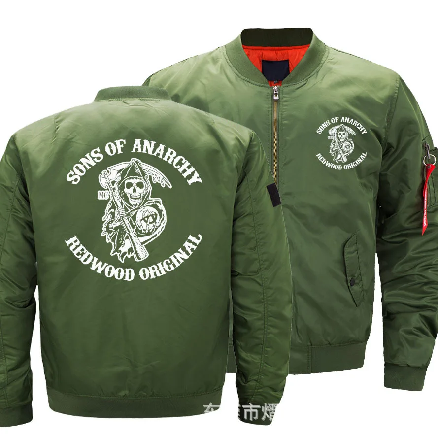 

2020 NEW Flight Flying Jacket Winter thicken Warm Zipper Men Jackets Anime Men's Casual Coat