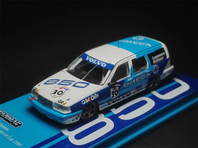 

Коллекция лимитированных моделей автомобилей HeyToys Tarmac Works 1/64 Volvo 850 Estate FIA Touring Car Cup 1994