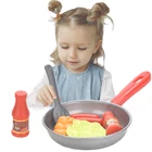 Детский домик для ролевых игр из 7 предметов, игрушка для раннего развития, миниатюрная кухня, имитация блюд, набор для приготовления пищи, детская игрушка в подарок