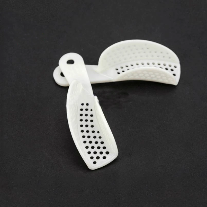 Одноразовые стоматологические пластиковые лотки для отпечатков верхний и