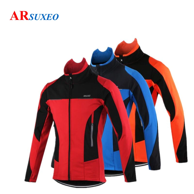 ARSUXEO велосипедная Куртка зимняя теплая одежда ветрозащитная roupa de ciclismo пальто