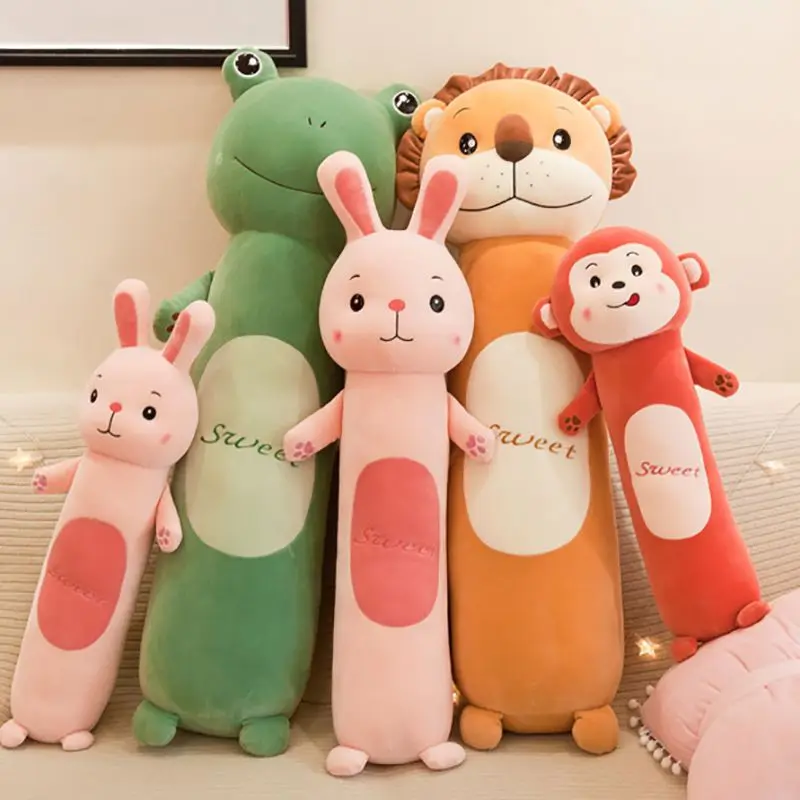 Подушка для сна с животными Мультяшные плюшевые игрушки мягкие милые куклы детей