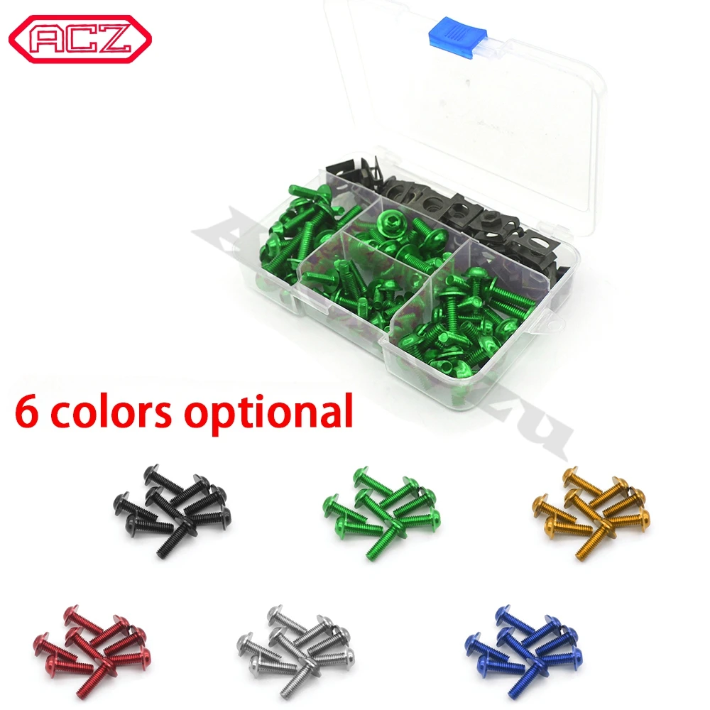 Аксессуары для мотоциклов 177 шт. комплект винтов с обтекателями и болтами Kawasaki Ninja