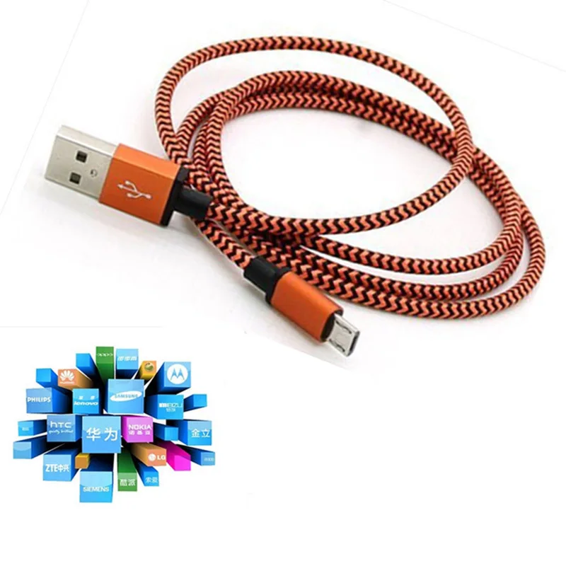 Micro USB кабель для Xiaomi samsung huawei LG планшет провод адаптер Android мобильный телефон зарядное устройство нейлон Microusb кабель для зарядки данных