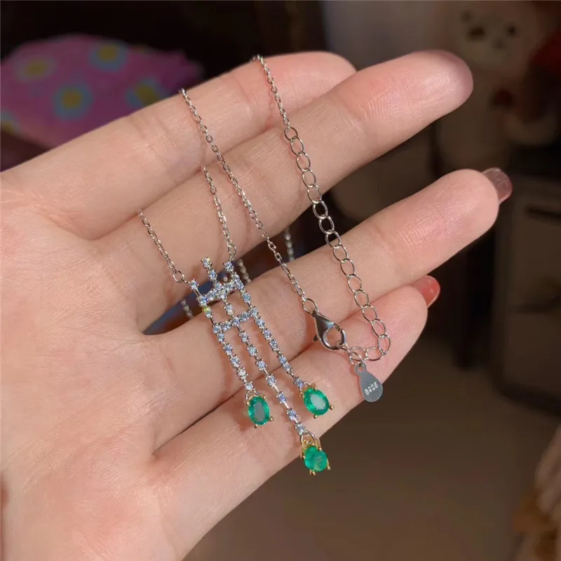 

Natural emerald earrings, Colombian emeralds, professional natural gem shop, 925 silver