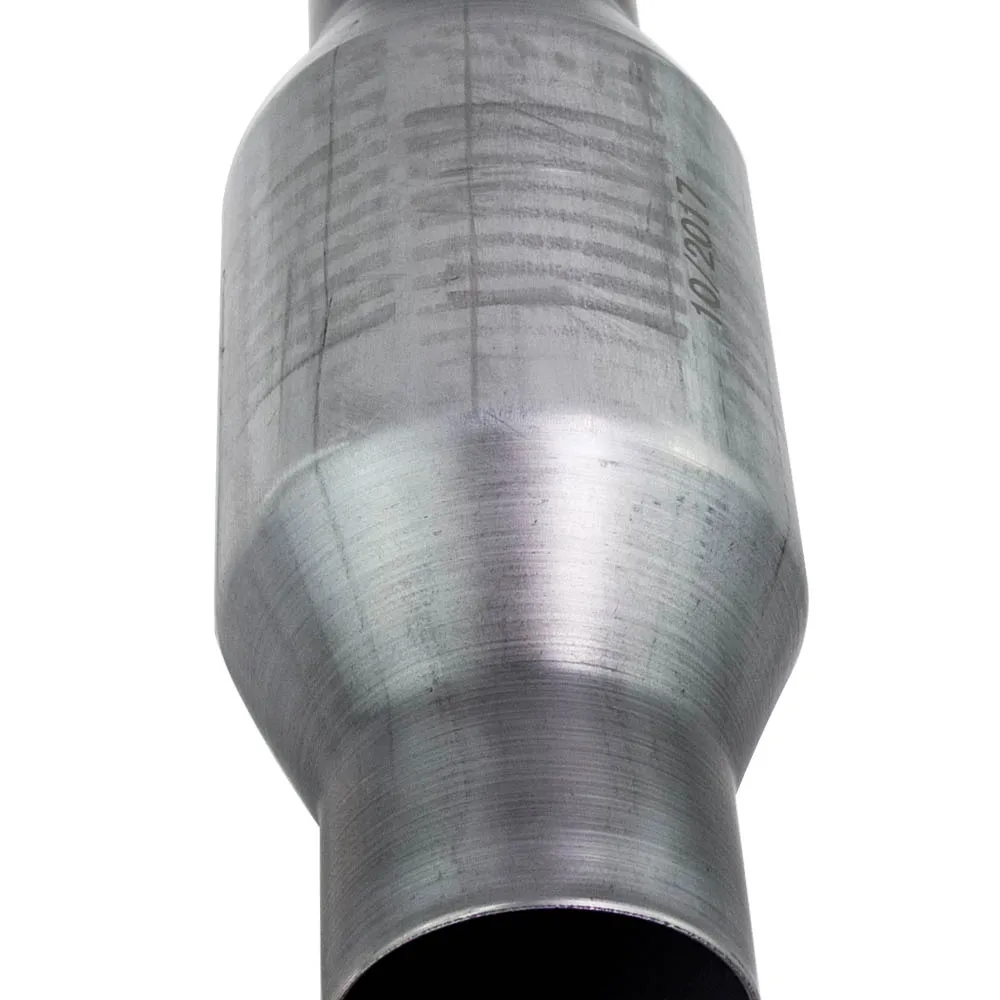 

2pcs Universal 2.5 Inch Catalytic Converter High Flow T409 Stainless Steel 410250 Overall Length 11 279mm for Ford Focus