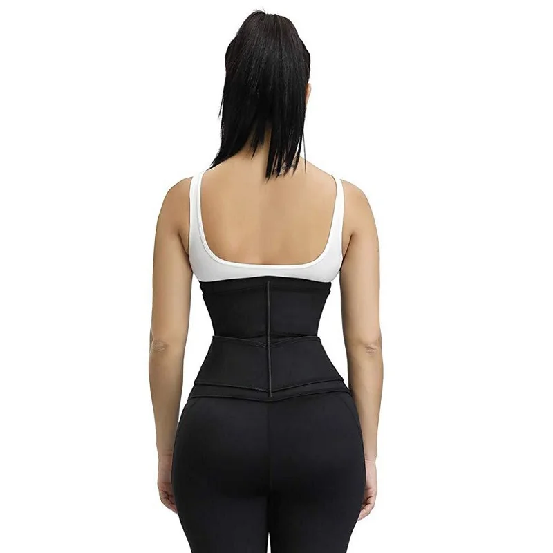 Латексный корсет из неопрена тренажер для талии женщин потери веса повседневная