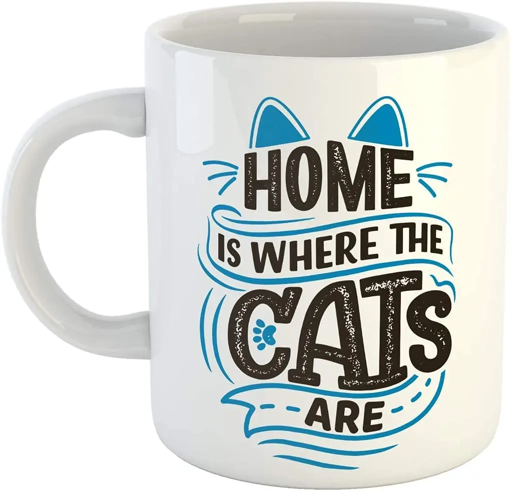 Керамическая кофейная чашка с забавным котом кружка 11 унций отличный подарок для
