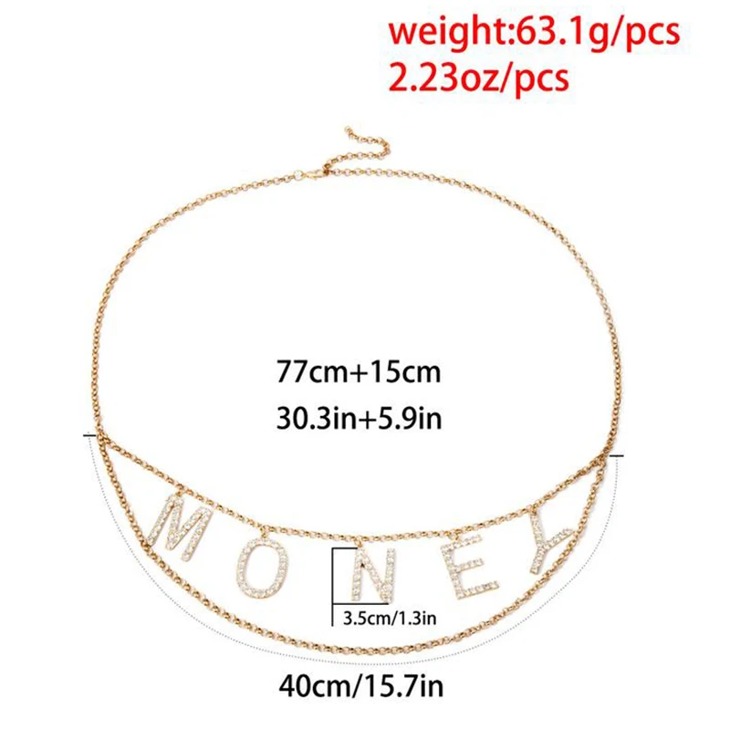 Lateefah Custom Bikini Double Layer Gold Silvery Waist Chain CZ for Women Charm Female Sexy Body Ornament Fashion Jewelry
