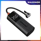 Автомобильный воздушный компрессор 12 В, портативный Электрический насос для шин, Мини цифровой автомобильный воздушный насос для автомобиля, велосипеда, лодки