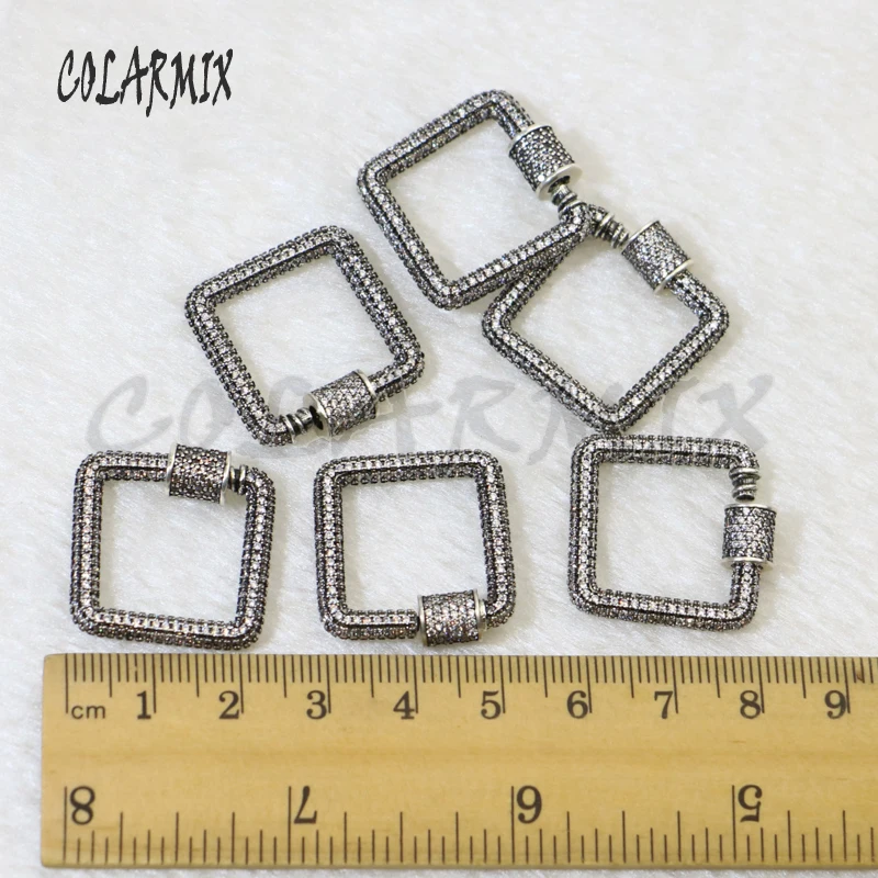 

3 Pcs Tiny Square pendant Ancient pendant gift pendant gift for lady jewelry pendant retro style jewelry 50034