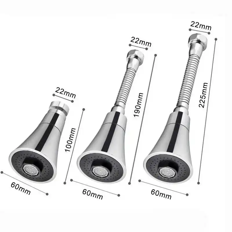 

Rotatable Kitchen Faucet Extender High Pressure Faucet Aerator Water Saving Tap Nozzle Sink Faucet Extender Bathroom Accessories