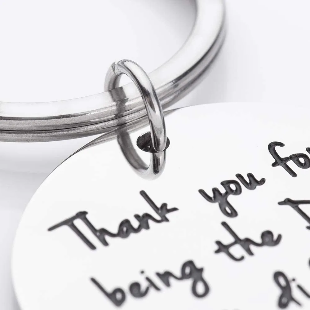 Подарок на день отца брелок для папы шаг папа свадебные подарки невесты жениха от