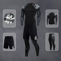 quick dry mens thermal underwear sets running compression sport suits basketball tights clothes gym fitness jogging sportswe