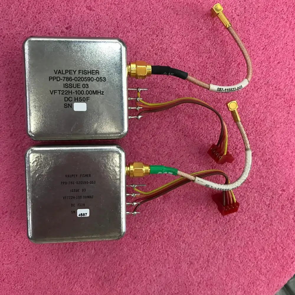 Используется VALPEY FISHER PPD786 020590 053 100 МГц постоянной температуры Кристалл кислорода