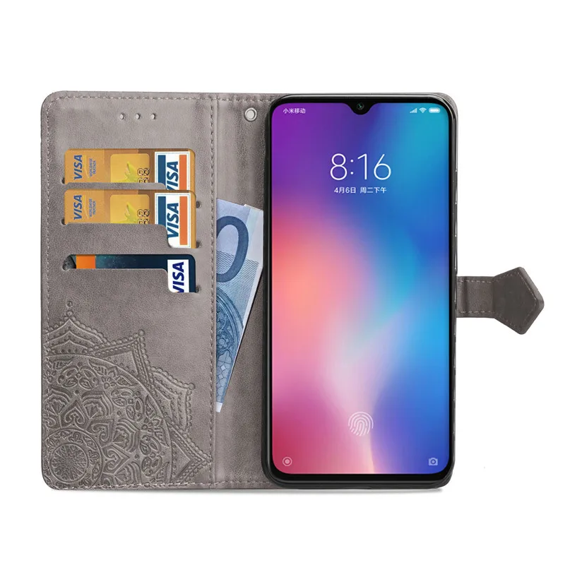 Чехол-футляр с крышкой с рисунком цветов Чехол для спортивной камеры Xiao mi Red mi 8 8A 7 7A 6 6A Note 7 6 8 Pro 5 Plus 8T K20 mi 9 9T SE 8 9 Lite 10 CC9 Pro mi A3 кожаный чехол s