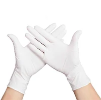 100 pcs latex nitrile disposable blue white gloves kitchen protective work hand gloves household cleaning products accessories