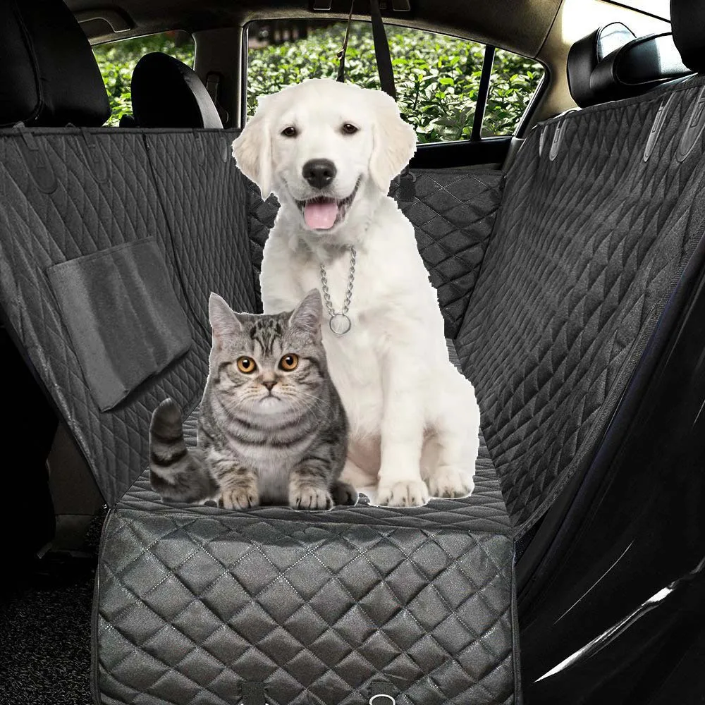 Preise Hund Träger Wasserdichte Hinten Zurück Pet Protector Mit Sicherheit Gürtel Transportin Perro Hund Auto Sitz Abdeckung Matten Hängematte