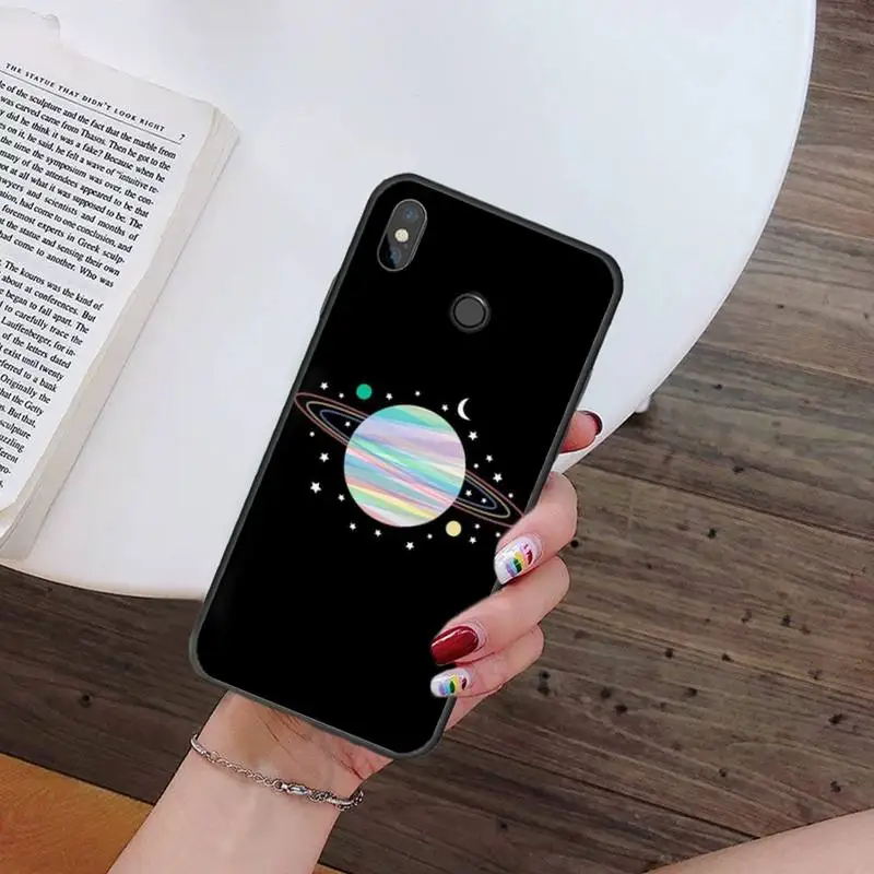 

Starry sky creativity space Phone Cases For Xiaomi Redmi 7 9t 9se k20 mi8 max3 lite 9 note 8 9s 10 pro Soft Shell Cover Funda