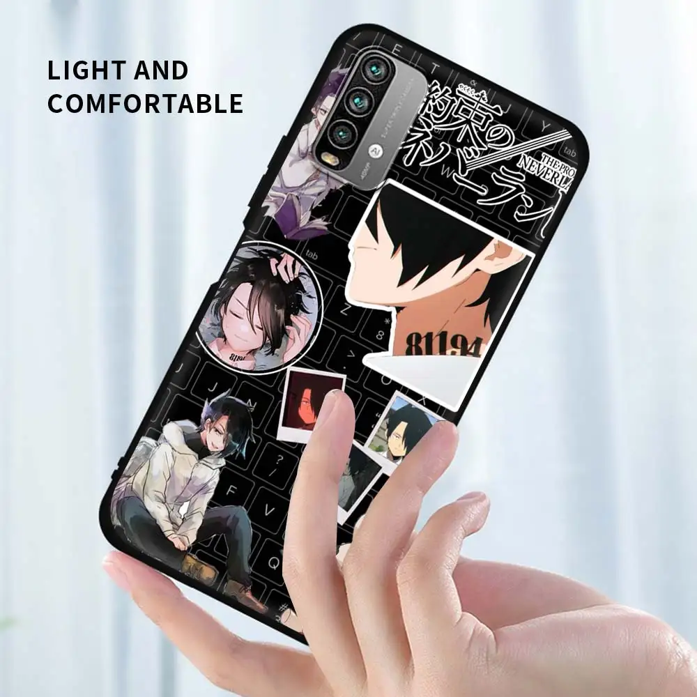 

The Promised Neverland Anime Black Case For Xiaomi Redmi Note 9S 9 8T 8 7 7A 9A 8A 9C 6 6A K30 Pro Fundas Silicone Shell Capas