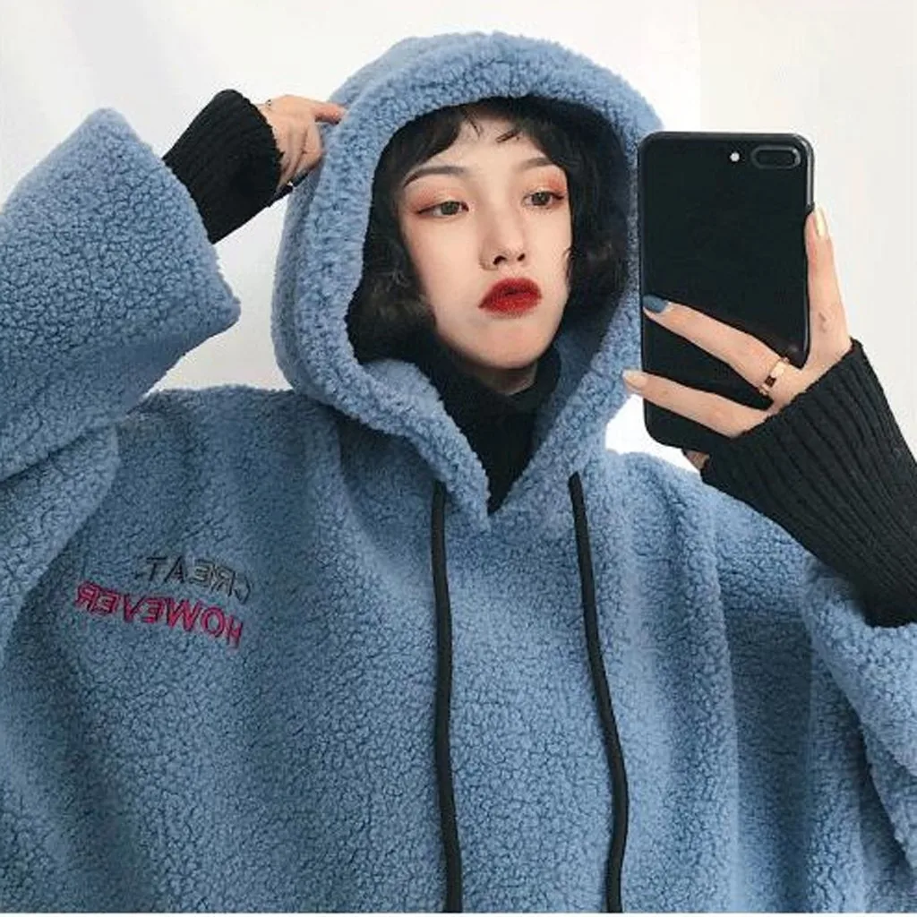 Модная женская одежда с капюшоном Сезон осень bluzy damskie Имитация двух предметов