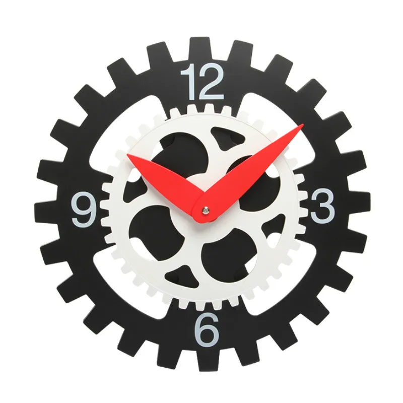 Большие настенные бесшумные 3d часы Clcok в стиле ретро креативные Современные для