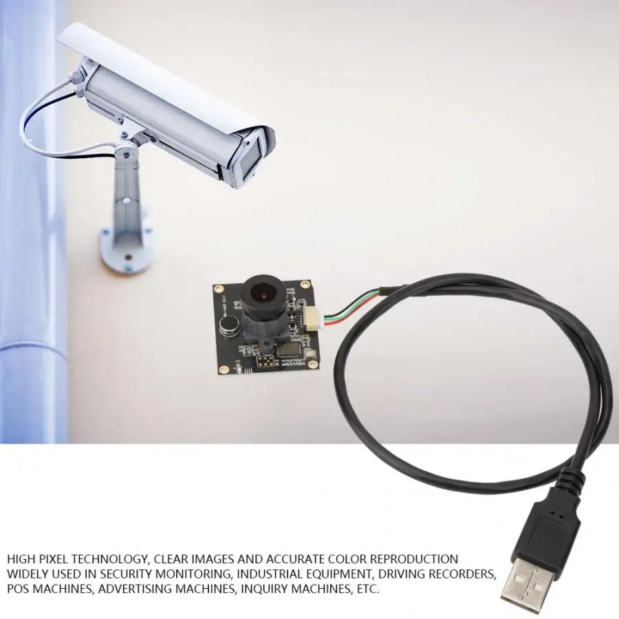 HBV 1609 2 миллиона пикселей 120 градусов широкоугольный объектив USB 1600*1200 модуль