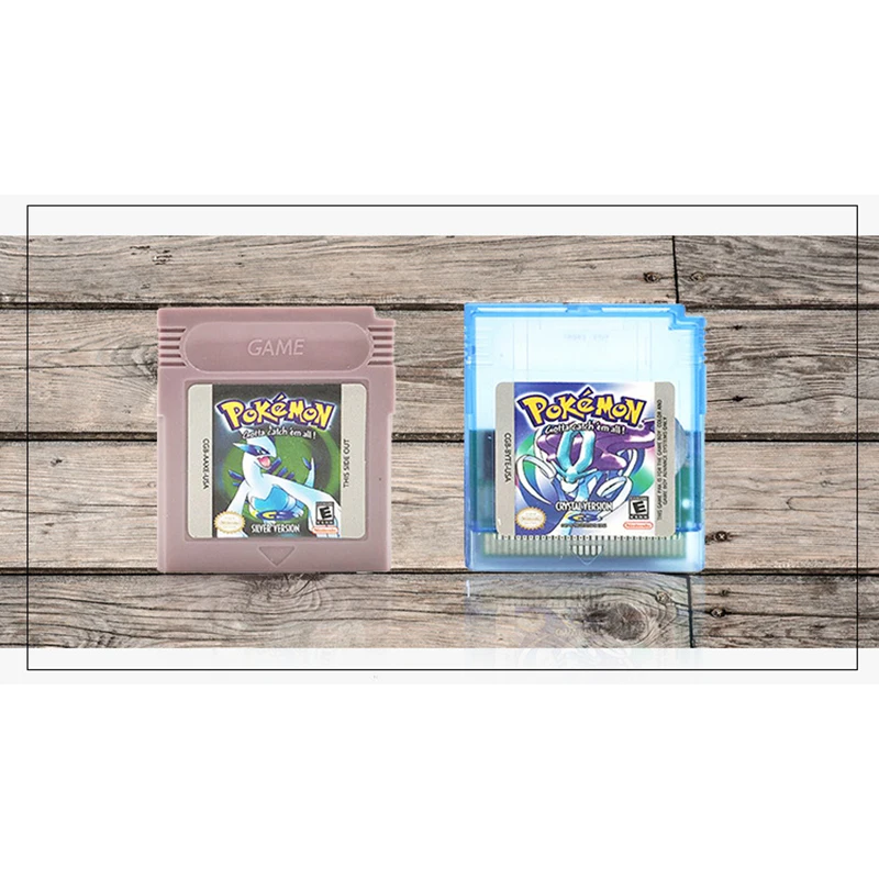 

New Pokemon GBC Games Series 16 Bit Video Game Cartridge Console Card Classic Collect Colorful Version English Version Kids Toys