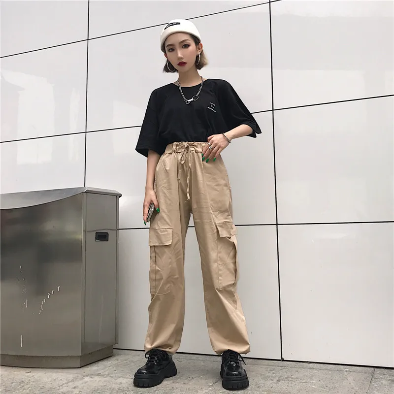 Хип хоп винтажные однотонные новые модные корейские хипстерские женские костюмы