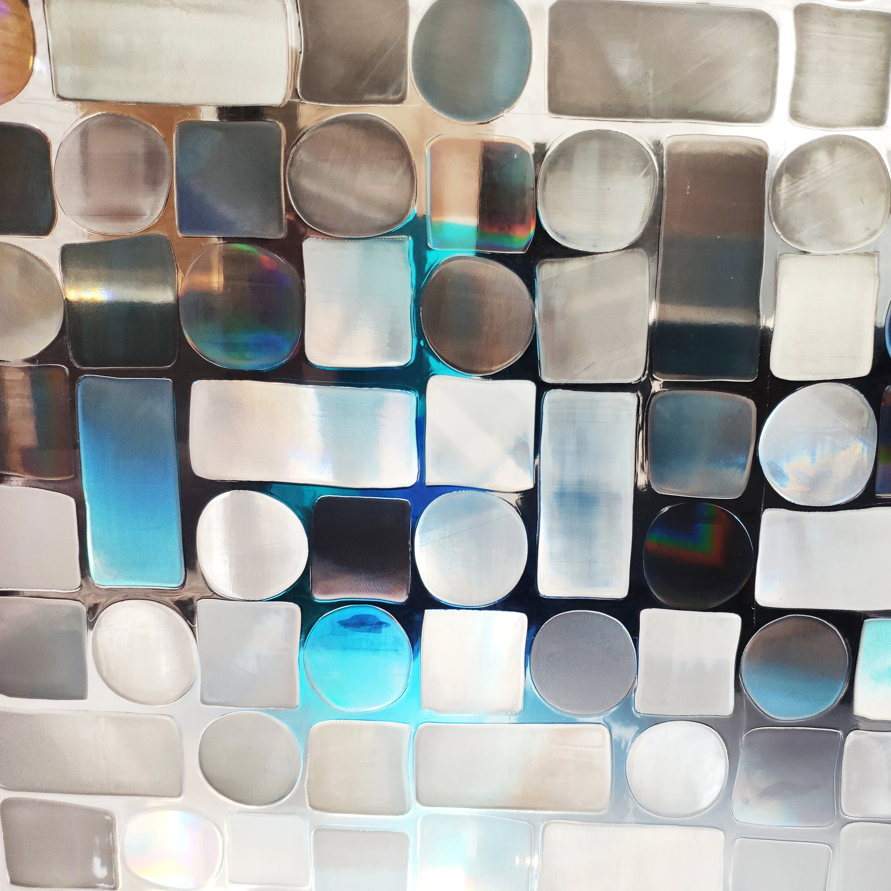 Квадратное и Круглое стекло FIilm статическая пива защита теплоизоляция 3D лазерный