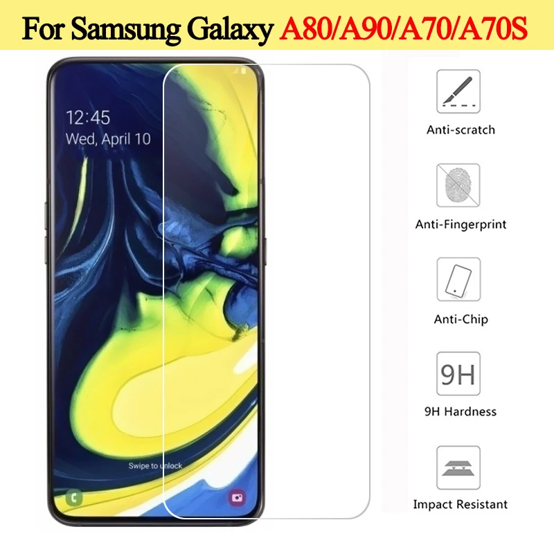 Закаленное стекло для samsung Galaxy A80 A90 полное покрытие Защитная пленка A9 Pro 2019 2018 A9200
