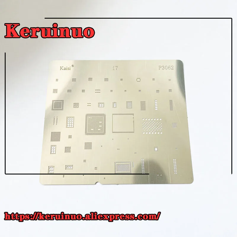 5 шт. 7 BGA трафарет A10 CPU RAM Wifi Nand Flash Baseband усилитель мощности аудио IC Reballing Pin Heat шаблон