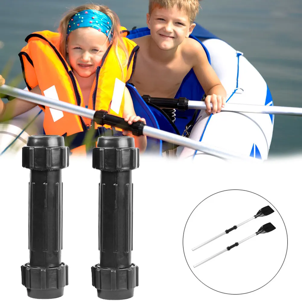 

2pcs/set Universal Screw Joint Tool Paddle Connector Easy Install Aluminium Alloy Boat Pipe Diameter 28mm Anti-rust Accessories