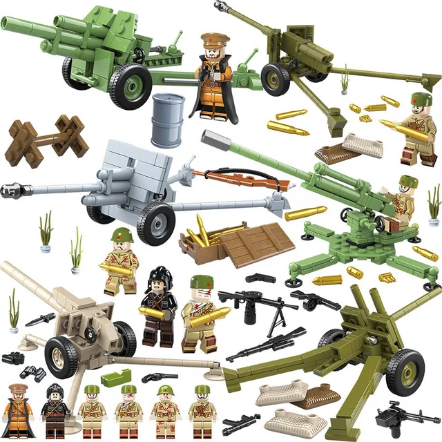 Новый Enlighten WW2 военный русский солдат Советской Армии Мини фигурки аксессуары