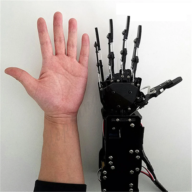 UHand бионический робот Механическая рука пять пальцев с системой управления для