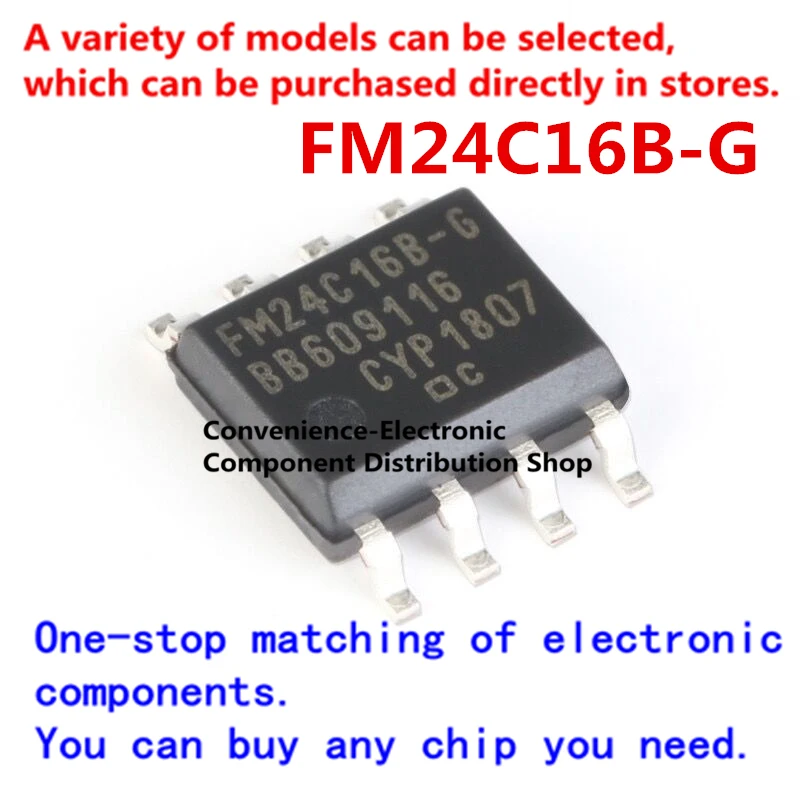 5 шт./упак. FM24C16B GTR G FM24C16BG SMD лапками углублением SOP 8 SOIC 16kbit I2C интерфейс память