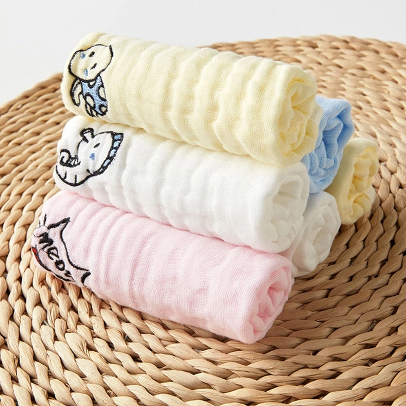 

Муслиновая ваза для младенцев, 5 шт./компл., полотенце для лица из натурального мягкого хлопка, детское полотенце для кормления, подарки для н...